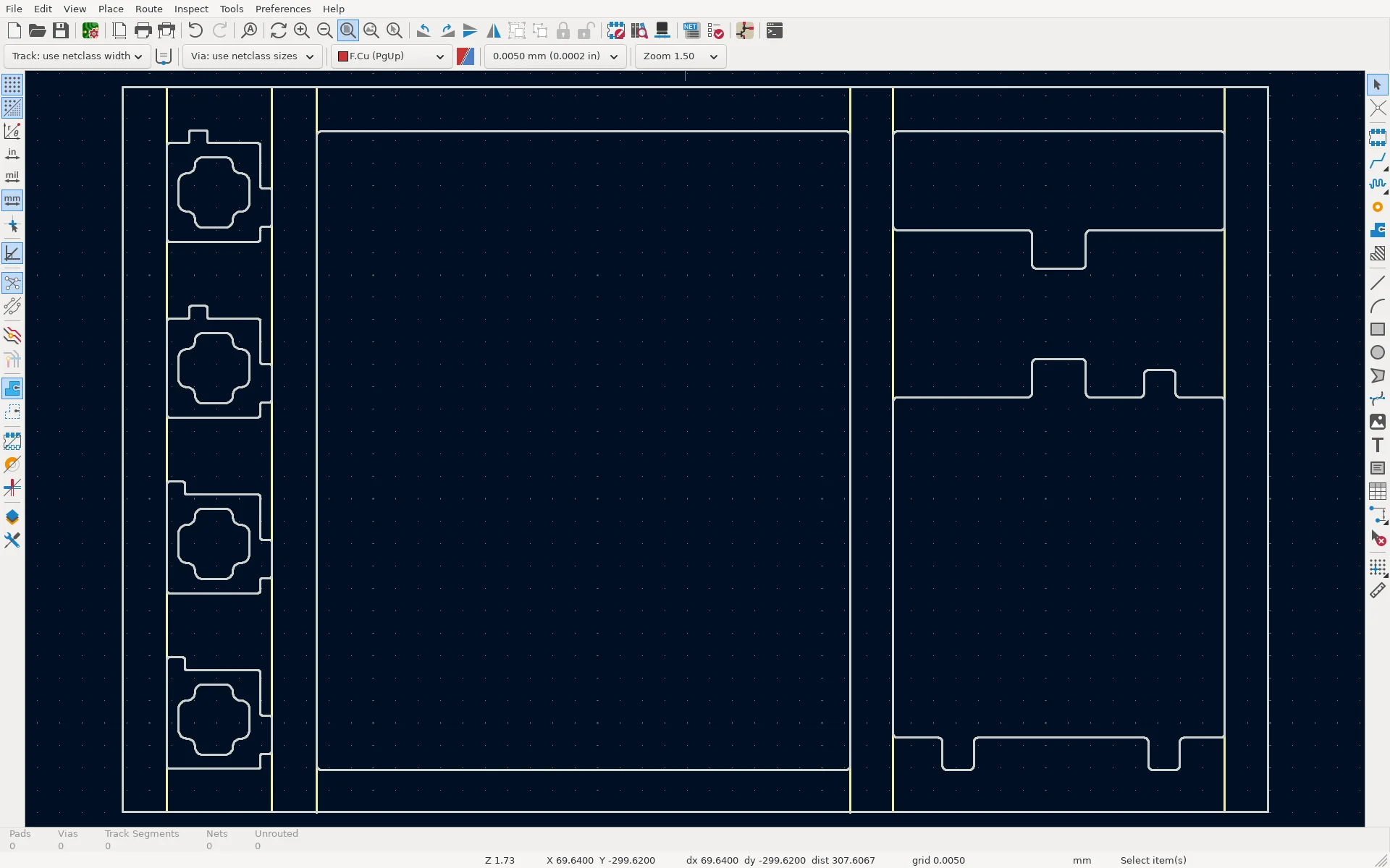 The milling tool cannot clear this corner