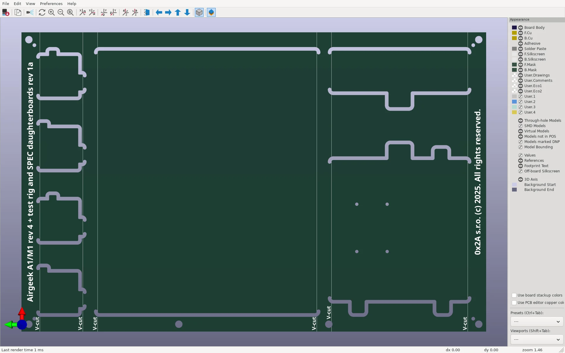 A panel layout