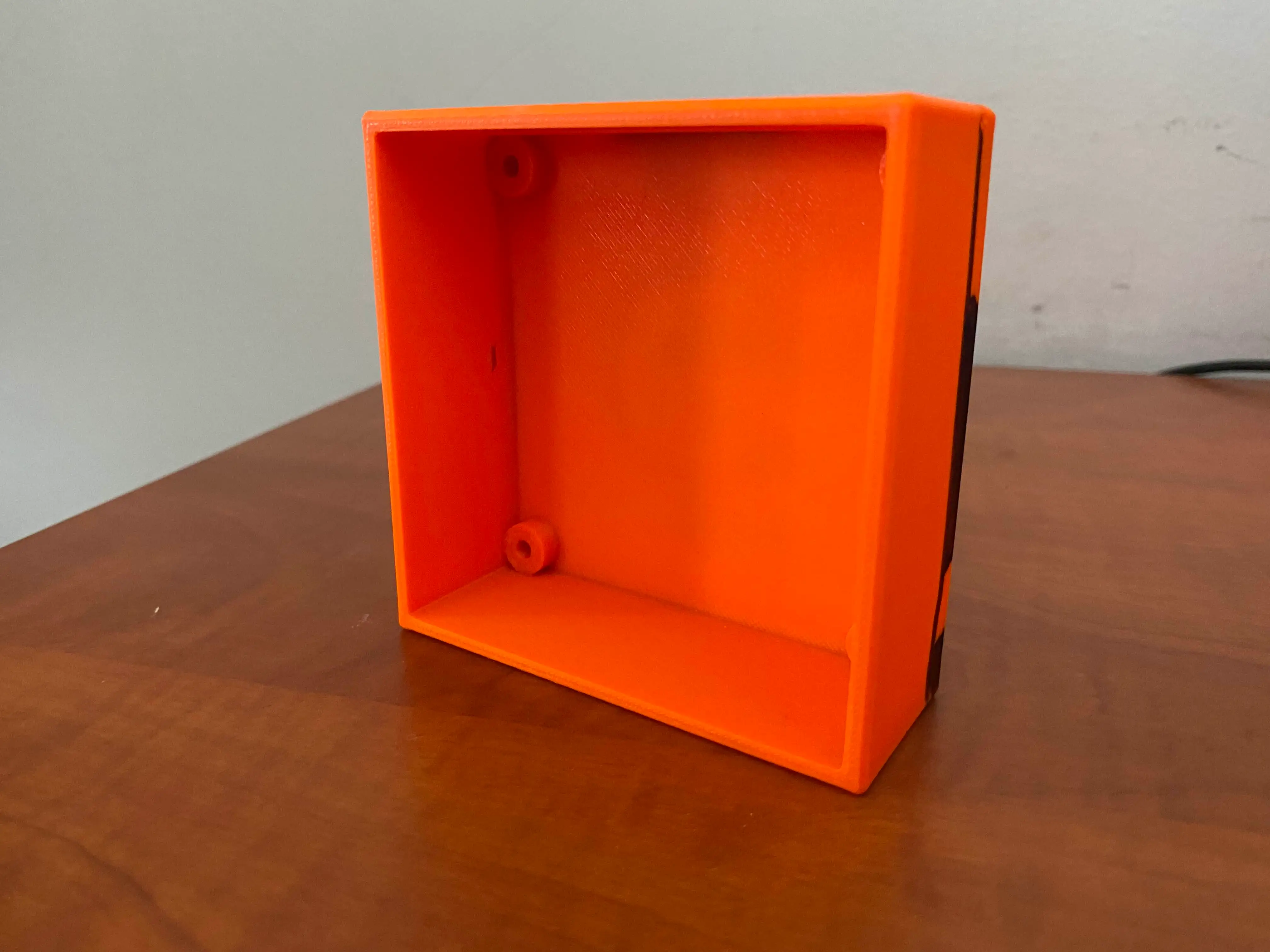 Our first 3D-printed model